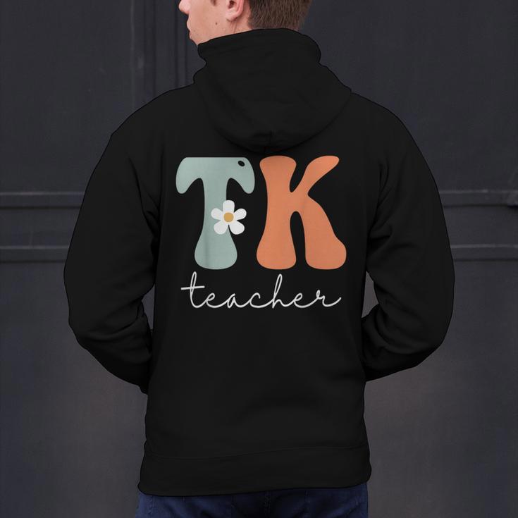 TK Teacher Retro Groovy Vintage Happy First Day Of School Men's Hoodie Back Print, Groovy Teacher Hoodies, gift for family, gift for coworker TK Teacher Retro Groovy Vintage Happy First Day Of School Men's Hoodie Back Print, Groovy Teacher Hoodies, gift for family, gift for coworker