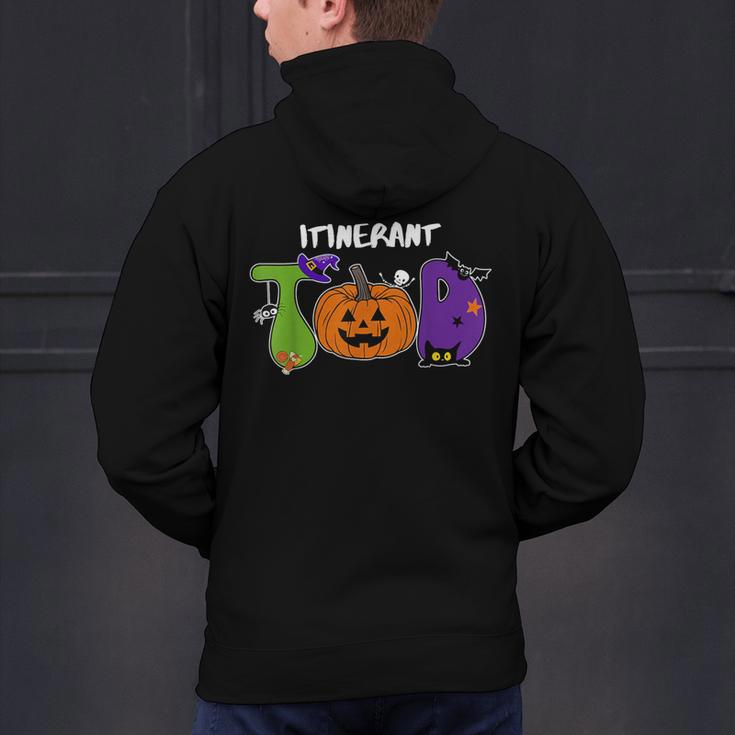 TOD Itinerant Teacher Of The Deaf Halloween ASL Interpreters Men's Hoodie Back Print, gift for family, gift for coworker TOD Itinerant Teacher Of The Deaf Halloween ASL Interpreters Men's Hoodie Back Print, gift for family, gift for coworker
