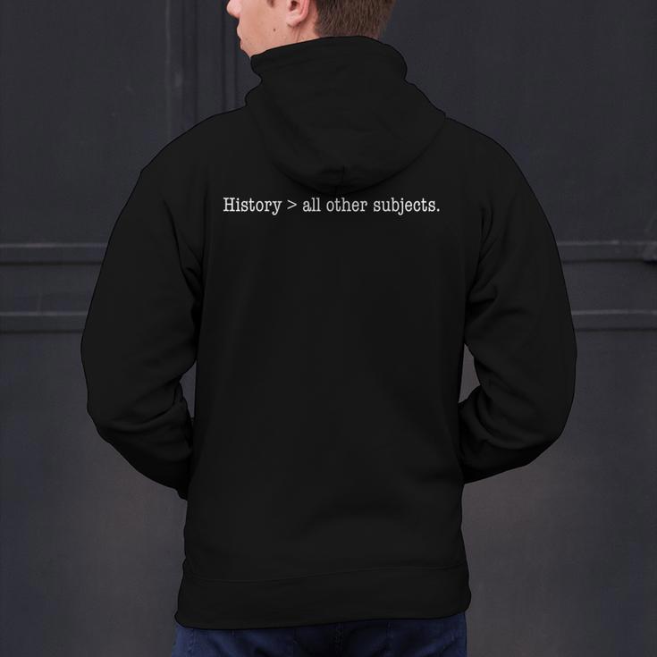 History Buff For Students Professors-History Teacher Men Women Girls Kids Men's Hoodie Back Print, History Teacher Hoodies, gift for family, gift for coworker