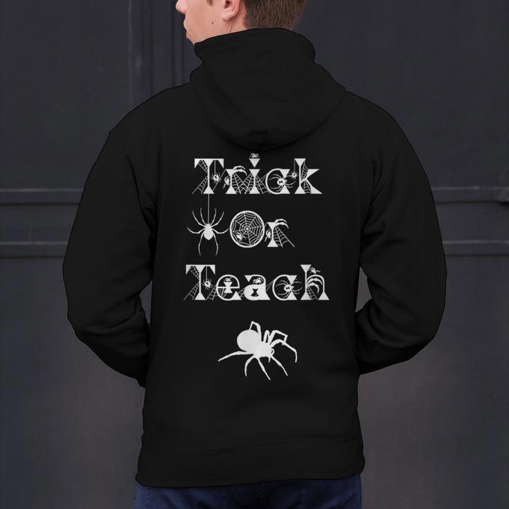 Trick Or Teach Halloween Teacher Shirt Teaching Spider Tee For Men Women Kids Men's Hoodie Back Print, gift for family, gift for coworker Trick Or Teach Halloween Teacher Shirt Teaching Spider Tee For Men Women Kids Men's Hoodie Back Print, gift for family, gift for coworker
