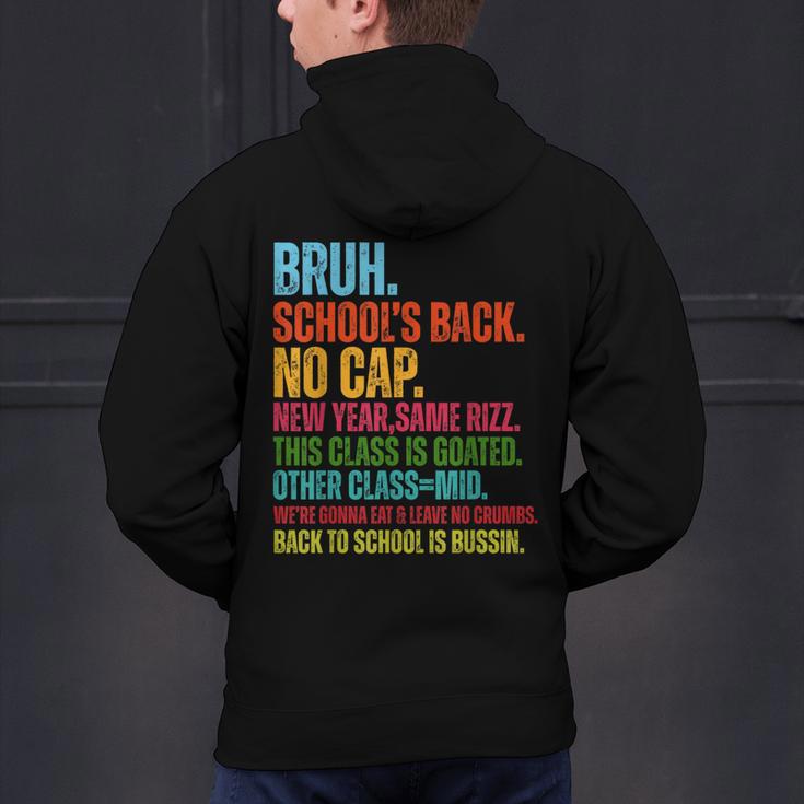 Vintage Bruh We Back No Cap Bruh We'Re Back Student Teacher Men's Hoodie Back Print, gift for family, gift for coworker Vintage Bruh We Back No Cap Bruh We'Re Back Student Teacher Men's Hoodie Back Print, gift for family, gift for coworker