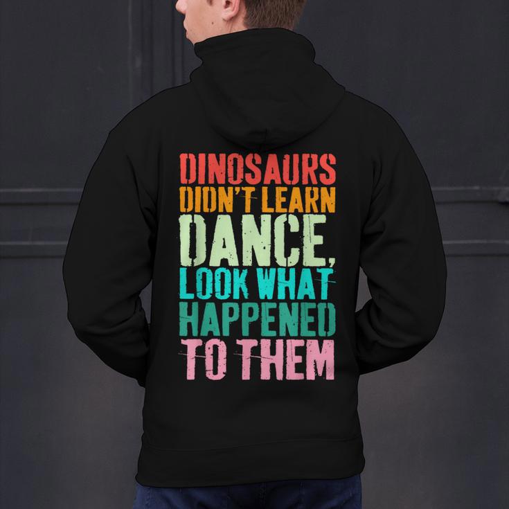 Vintage Dinosaurs Didn't Learn Dance Dance Teacher Men's Hoodie Back Print, gift for family, gift for coworker Vintage Dinosaurs Didn't Learn Dance Dance Teacher Men's Hoodie Back Print, gift for family, gift for coworker