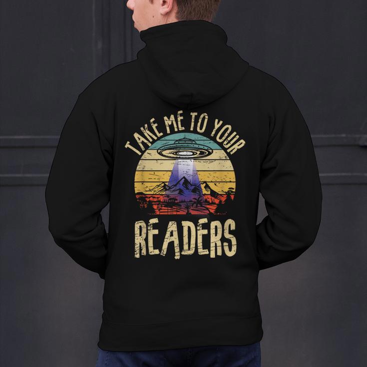 Vintage Take Me To Your Readers English Teacher Alien Space Men Women Men's Hoodie Back Print, English Teacher Hoodies, gift for family, gift for coworker Vintage Take Me To Your Readers English Teacher Alien Space Men Women Men's Hoodie Back Print, English Teacher Hoodies, gift for family, gift for coworker