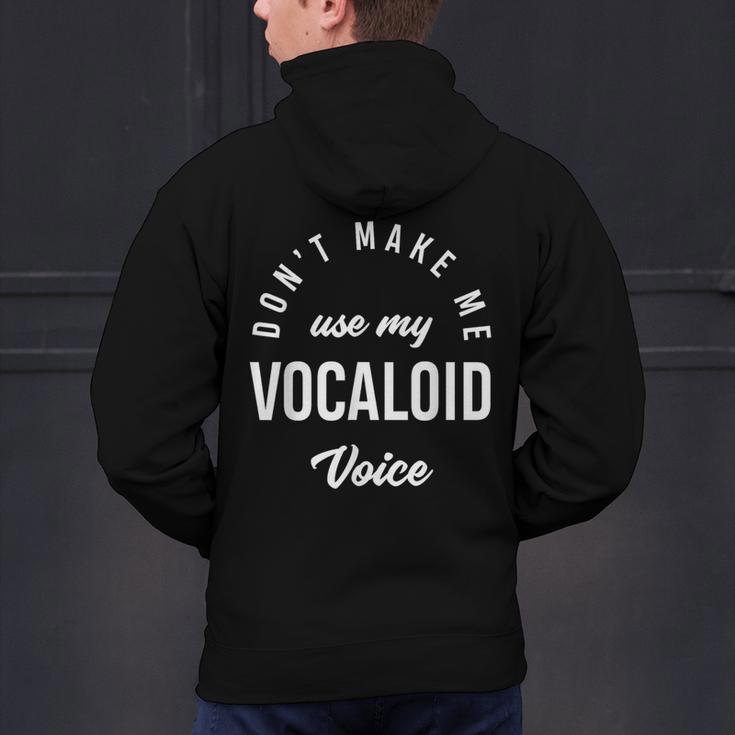 Vocaloid Voice Vocal Music Teacher Singer Singing Men's Hoodie Back Print, gift for family, gift for coworker Vocaloid Voice Vocal Music Teacher Singer Singing Men's Hoodie Back Print, gift for family, gift for coworker