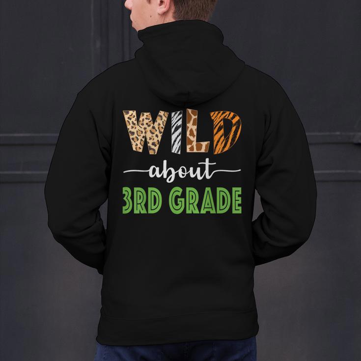 Wild About 3rd Grade Teacher Student Third Grade Zoo Safari Men Women Girls Kids Men's Hoodie Back Print, gift for family, gift for coworker Wild About 3rd Grade Teacher Student Third Grade Zoo Safari Men Women Girls Kids Men's Hoodie Back Print, gift for family, gift for coworker