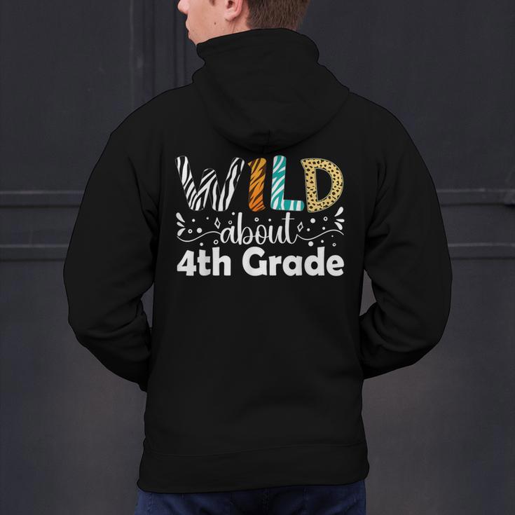 Wild About 4th Grade First Day Of School Teacher Student Men's Hoodie Back Print, First Grade Teacher Hoodies, 4th Grade Teacher Hoodies, gift for family, gift for coworker Wild About 4th Grade First Day Of School Teacher Student Men's Hoodie Back Print, First Grade Teacher Hoodies, 4th Grade Teacher Hoodies, gift for family, gift for coworker