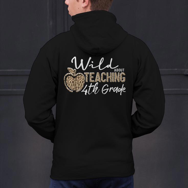Wild About Teaching School Crew 4th Grade Teacher Squad Men's Hoodie Back Print, 4th Grade Teacher Hoodies, gift for family, gift for coworker Wild About Teaching School Crew 4th Grade Teacher Squad Men's Hoodie Back Print, 4th Grade Teacher Hoodies, gift for family, gift for coworker