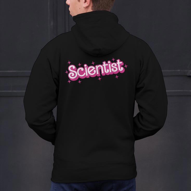 Women Retro Pink Scientist Science Teacher Back To School Men's Hoodie Back Print, Science Teacher Hoodies, gift for family, gift for coworker Women Retro Pink Scientist Science Teacher Back To School Men's Hoodie Back Print, Science Teacher Hoodies, gift for family, gift for coworker