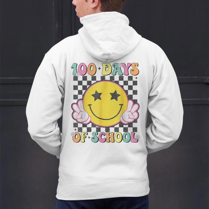 100th Day Of School Teacher Kids 100 Days Of School Men's Hoodie Back Print, gift for family, gift for coworker 100th Day Of School Teacher Kids 100 Days Of School Men's Hoodie Back Print, gift for family, gift for coworker