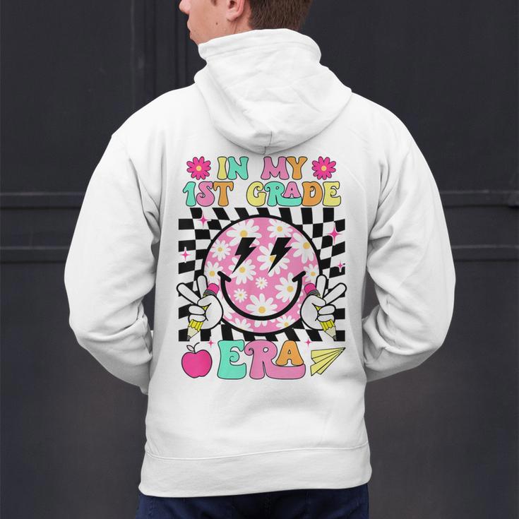 In My 1st Grade Era Smile Face Back To School Teacher Kid Men's Hoodie Back Print, gift for family, gift for coworker In My 1st Grade Era Smile Face Back To School Teacher Kid Men's Hoodie Back Print, gift for family, gift for coworker
