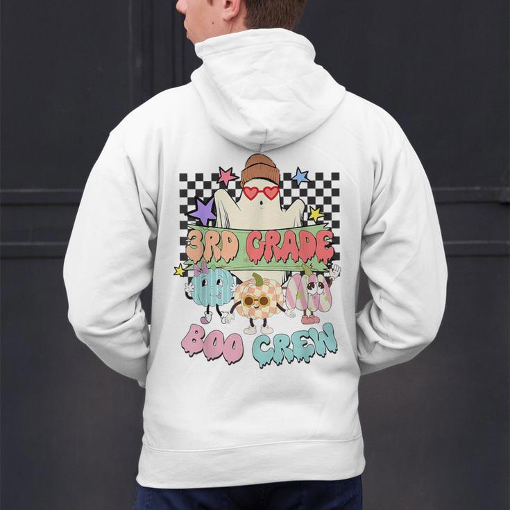 3rd Grade Boo Crew Third Grade Halloween Costume Teacher Kid Men's Hoodie Back Print, gift for family, gift for coworker