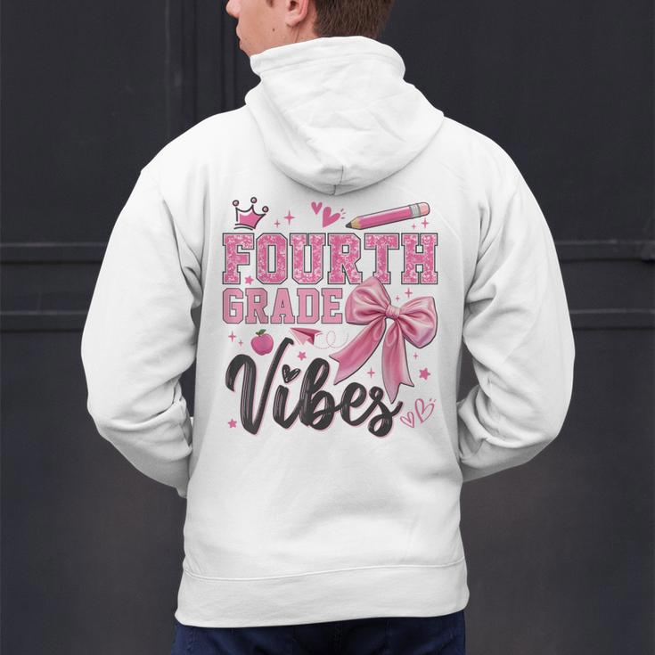4th Fourth Grade Vibes Back To School Coquette Teacher Girl Men's Hoodie Back Print, 4th Grade Teacher Hoodies, gift for family, gift for coworker 4th Fourth Grade Vibes Back To School Coquette Teacher Girl Men's Hoodie Back Print, 4th Grade Teacher Hoodies, gift for family, gift for coworker