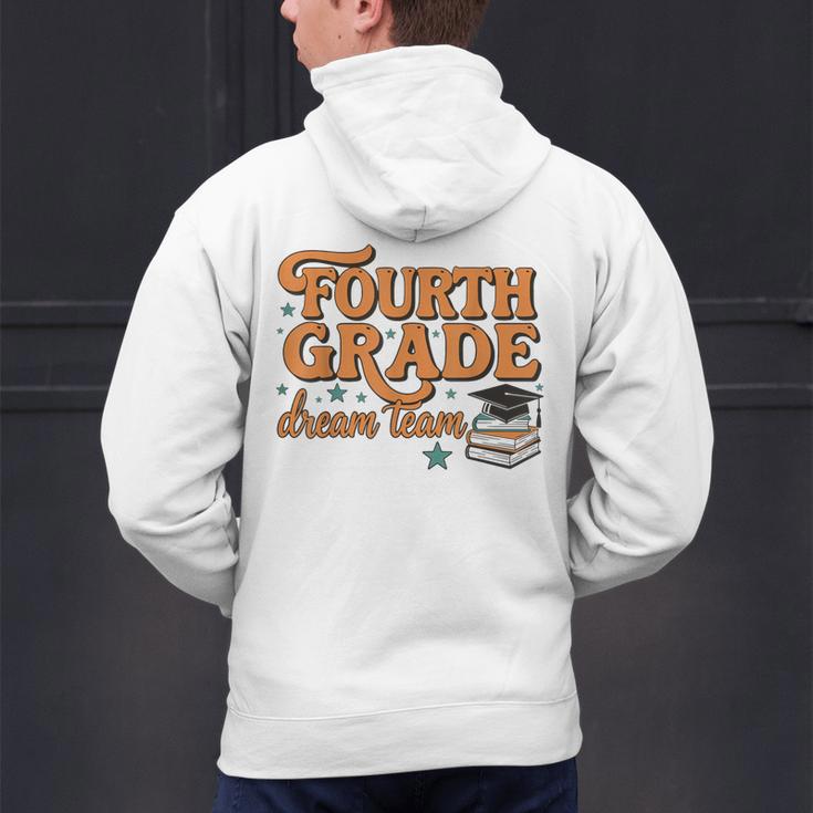 4th Grade Back To School Fourth Grade Dream Team Teacher Men's Hoodie Back Print, 4th Grade Teacher Hoodies, gift for family, gift for coworker 4th Grade Back To School Fourth Grade Dream Team Teacher Men's Hoodie Back Print, 4th Grade Teacher Hoodies, gift for family, gift for coworker