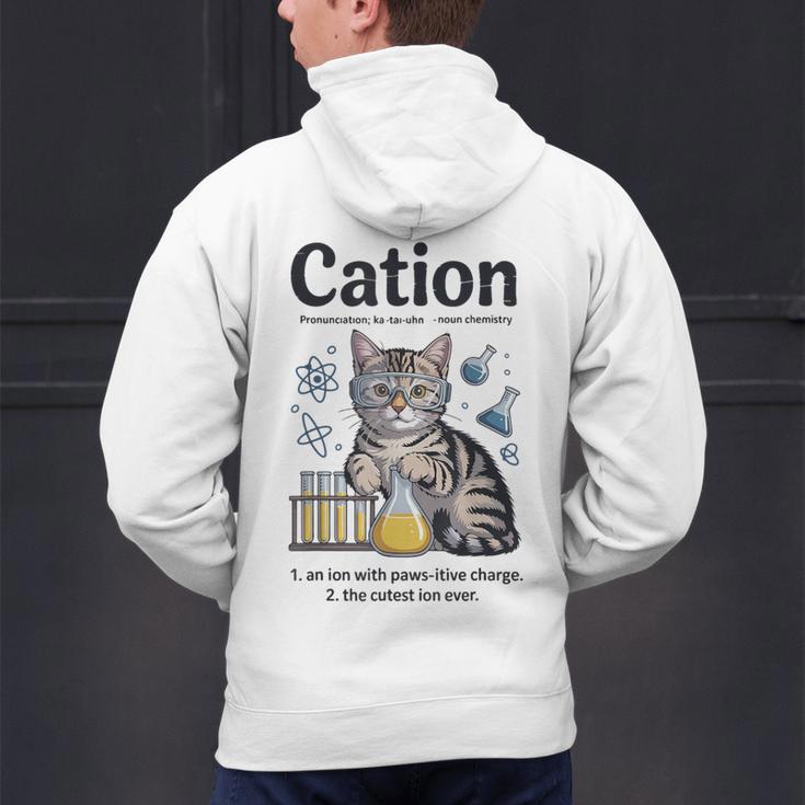 Cation Shirt Cat Science Chemistry Teacher Chemist Pun Men's Hoodie Back Print, Science Teacher Hoodies, gift for family, gift for coworker Cation Shirt Cat Science Chemistry Teacher Chemist Pun Men's Hoodie Back Print, Science Teacher Hoodies, gift for family, gift for coworker
