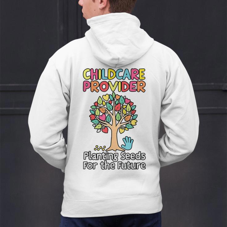 Childcare Provider Job Daycare Provider Daycare Teacher Men's Hoodie Back Print, gift for family, gift for coworker Childcare Provider Job Daycare Provider Daycare Teacher Men's Hoodie Back Print, gift for family, gift for coworker