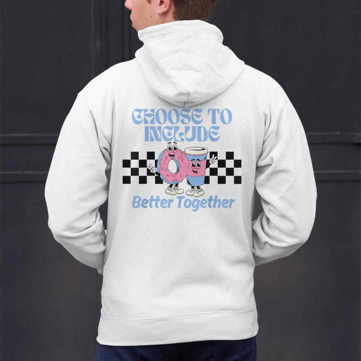 Choose To Include Special Education Teacher Autism Awareness Men's Hoodie Back Print, gift for family, gift for coworker Choose To Include Special Education Teacher Autism Awareness Men's Hoodie Back Print, gift for family, gift for coworker