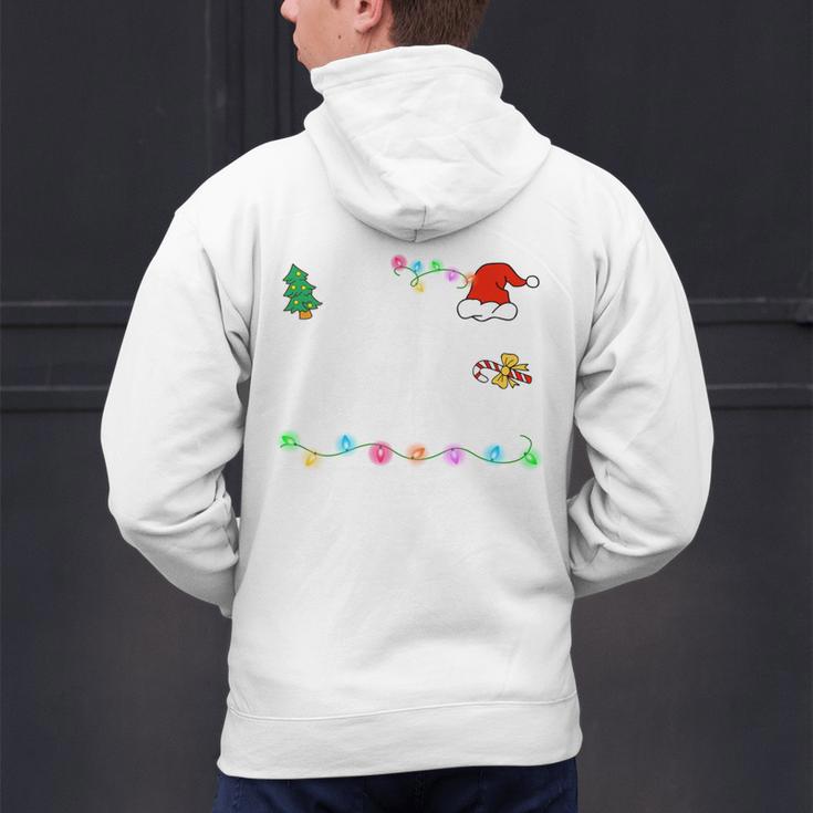 Is It Christmas Break Yet Teacher Xmas Light Santa Hat Men's Hoodie Back Print, gift for family, gift for coworker Is It Christmas Break Yet Teacher Xmas Light Santa Hat Men's Hoodie Back Print, gift for family, gift for coworker