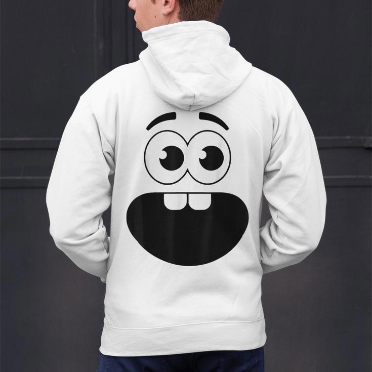 Creepy Carrots Face Teacher Halloween Costume Matching Men's Hoodie Back Print, gift for family, gift for coworker Creepy Carrots Face Teacher Halloween Costume Matching Men's Hoodie Back Print, gift for family, gift for coworker
