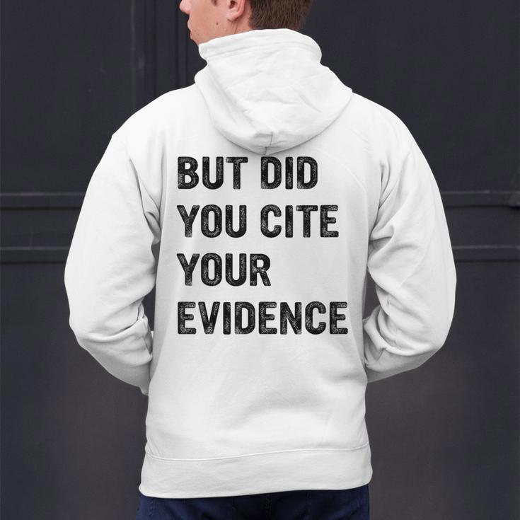 English Teacher But Did You Cite Your Evidence Men's Hoodie Back Print, English Teacher Hoodies, gift for family, gift for coworker English Teacher But Did You Cite Your Evidence Men's Hoodie Back Print, English Teacher Hoodies, gift for family, gift for coworker