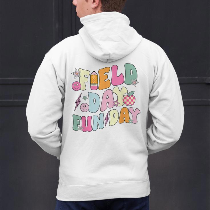 Field Day Fun Day Last Day Of School Teacher Student Men's Hoodie Back Print, gift for family, gift for coworker
