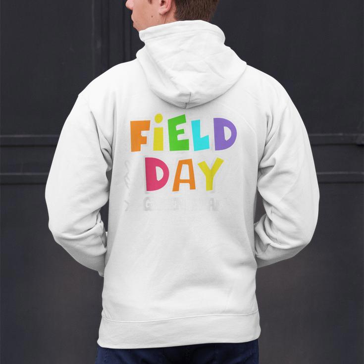 Field Day Green Team For Teacher Kids Field Day Games Men's Hoodie Back Print, gift for family, gift for coworker Field Day Green Team For Teacher Kids Field Day Games Men's Hoodie Back Print, gift for family, gift for coworker