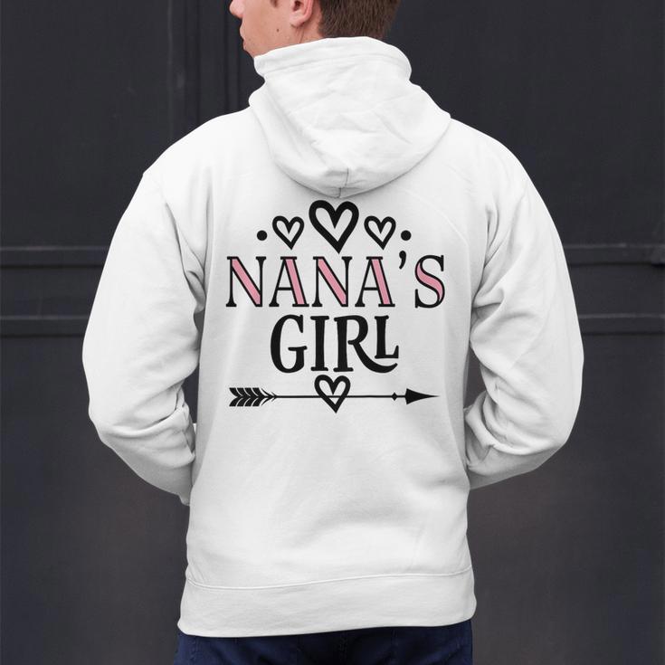Granddaughter Nanas Girl Men's Hoodie Back Print, gift for family, gift for coworker