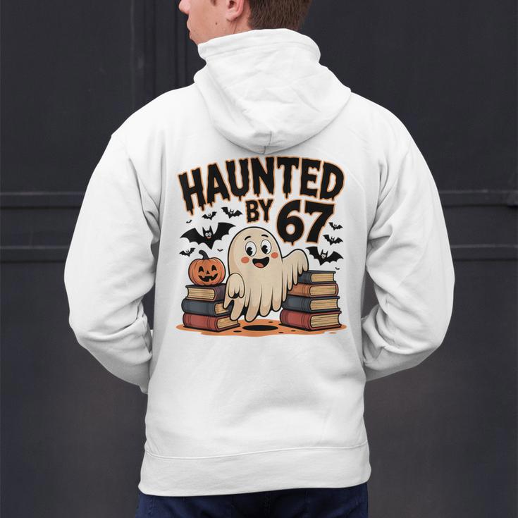 Haunted By 67 Teacher Ghost Pumpkin Halloween Costum Men's Hoodie Back Print, gift for family, gift for coworker Haunted By 67 Teacher Ghost Pumpkin Halloween Costum Men's Hoodie Back Print, gift for family, gift for coworker