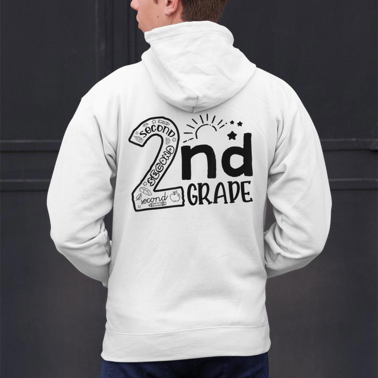 Hello On To 2nd Grade Teachers Boys And Team Secound Grade Men's Hoodie Back Print, gift for family, gift for coworker Hello On To 2nd Grade Teachers Boys And Team Secound Grade Men's Hoodie Back Print, gift for family, gift for coworker