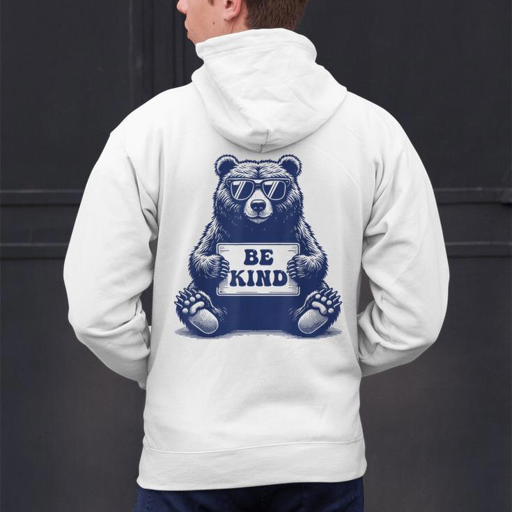 Be Kind For Teacher Kindness Women Men Men's Hoodie Back Print, gift for family, gift for coworker