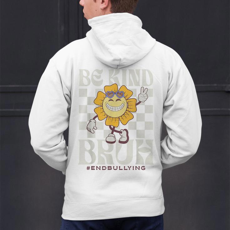 Be Kind Unity Day Orange Anti Bullying For Kids Teachers Men's Hoodie Back Print, gift for family, gift for coworker
