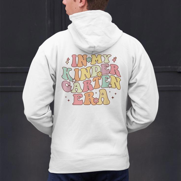 In My Kindergarten Era Retro Back To School Teacher Student Men's Hoodie Back Print, gift for family, gift for coworker In My Kindergarten Era Retro Back To School Teacher Student Men's Hoodie Back Print, gift for family, gift for coworker