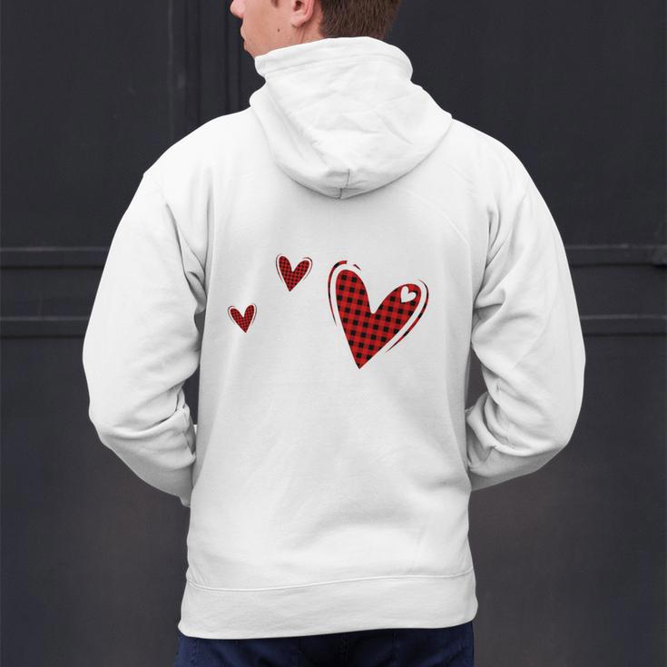 Kindergarten Has My Heart Buffalo Print Teacher Valentine Men's Hoodie Back Print, gift for family, gift for coworker Kindergarten Has My Heart Buffalo Print Teacher Valentine Men's Hoodie Back Print, gift for family, gift for coworker