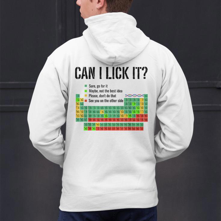 Can I Lick It Periodic Table Chart Science Teacher Men's Hoodie Back Print, Science Teacher Hoodies, gift for family, gift for coworker Can I Lick It Periodic Table Chart Science Teacher Men's Hoodie Back Print, Science Teacher Hoodies, gift for family, gift for coworker