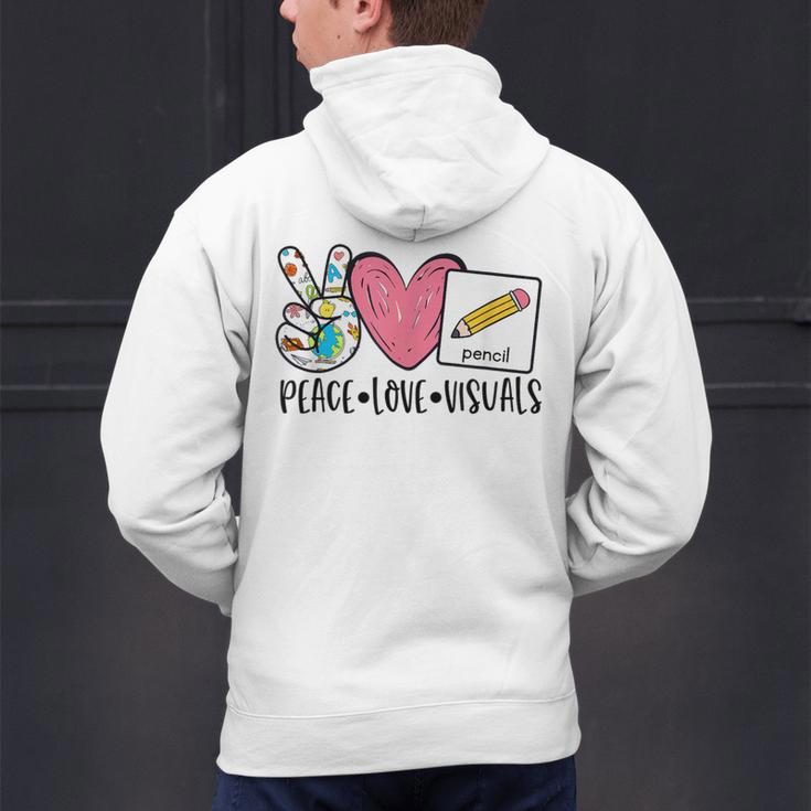Peace Love Visuals Special Education Teacher Dream Team Men's Hoodie Back Print, gift for family, gift for coworker Peace Love Visuals Special Education Teacher Dream Team Men's Hoodie Back Print, gift for family, gift for coworker