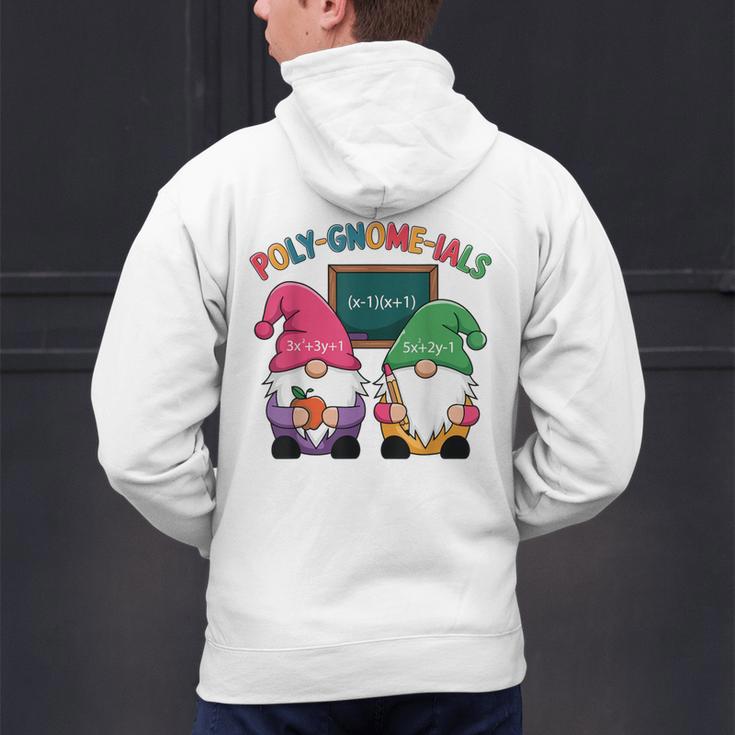 Poly-Gnome-Ials Algebra Teacher Calcul Teacher Men's Hoodie Back Print, gift for family, gift for coworker Poly-Gnome-Ials Algebra Teacher Calcul Teacher Men's Hoodie Back Print, gift for family, gift for coworker