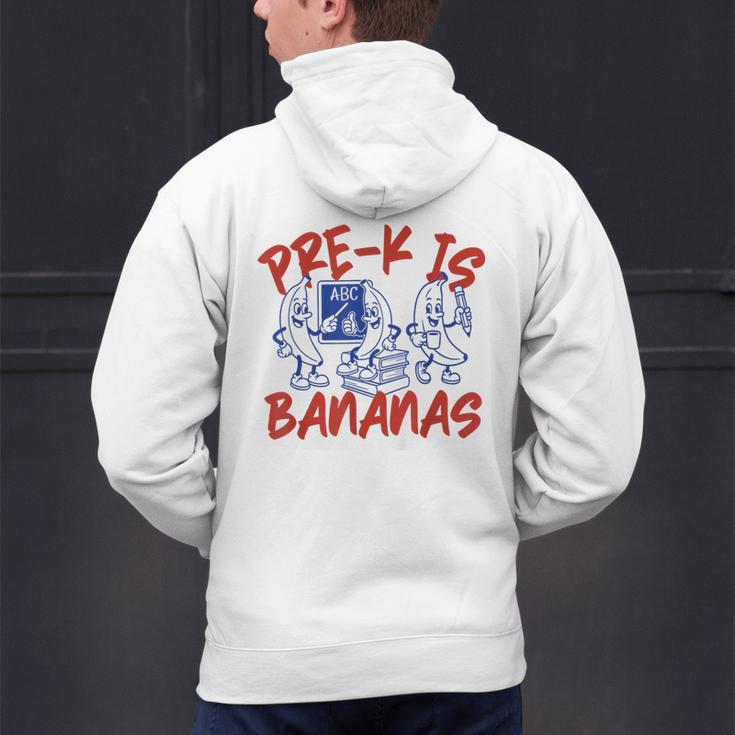 Pre-K Is Bananas Teacher Back To School Chaos Coordinator Men's Hoodie Back Print, gift for family, gift for coworker Pre-K Is Bananas Teacher Back To School Chaos Coordinator Men's Hoodie Back Print, gift for family, gift for coworker