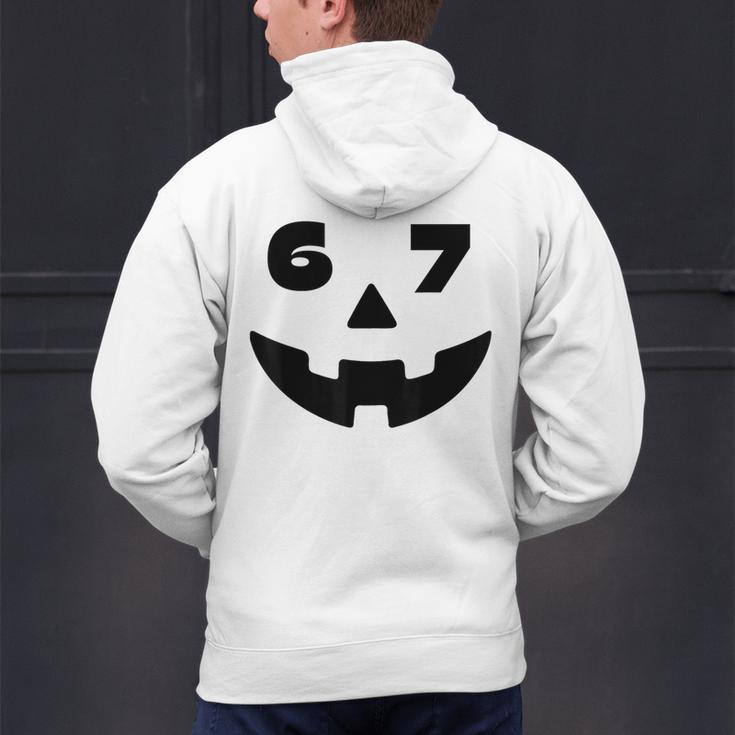 Six Seven Halloween Costume For Students Teachers 6 7 Men's Hoodie Back Print, gift for family, gift for coworker Six Seven Halloween Costume For Students Teachers 6 7 Men's Hoodie Back Print, gift for family, gift for coworker
