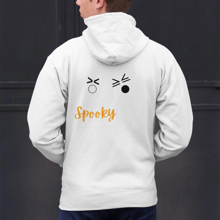 Spooky Inequalities Ghosts Halloween Math Teacher Men's Hoodie Back Print, gift for family, gift for coworker Spooky Inequalities Ghosts Halloween Math Teacher Men's Hoodie Back Print, gift for family, gift for coworker