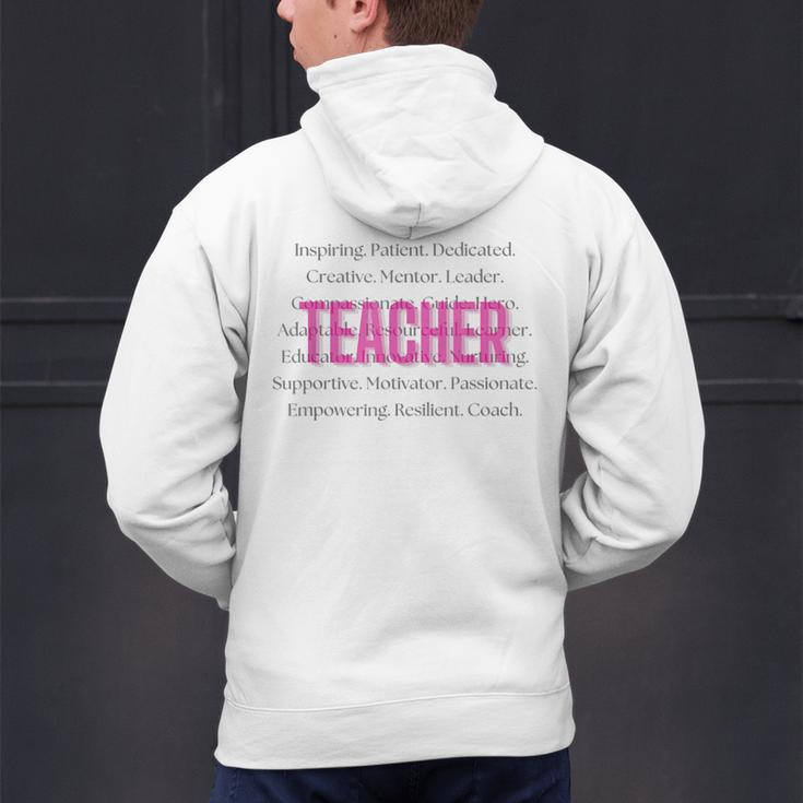 TEACH Inspirational Teacher Comfortable & Stylish T-Shirt Men's Hoodie Back Print, gift for family, gift for coworker TEACH Inspirational Teacher Comfortable & Stylish T-Shirt Men's Hoodie Back Print, gift for family, gift for coworker