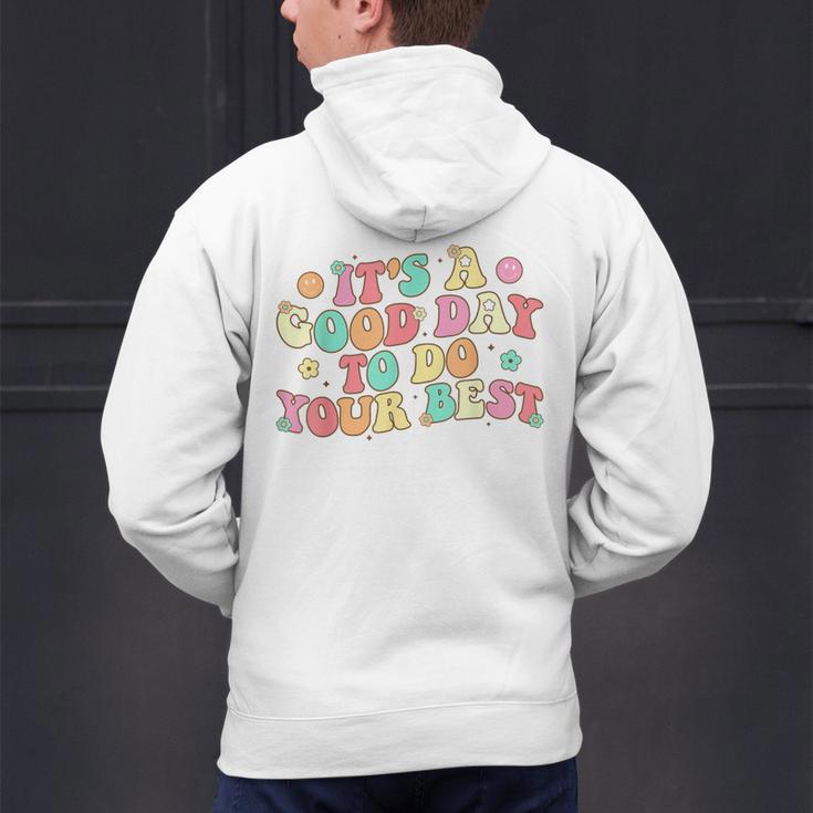 Teacher Testing Shirt It's A Good Day To Do Best Groovy Men's Hoodie Back Print, Groovy Teacher Hoodies, gift for family, gift for coworker Teacher Testing Shirt It's A Good Day To Do Best Groovy Men's Hoodie Back Print, Groovy Teacher Hoodies, gift for family, gift for coworker