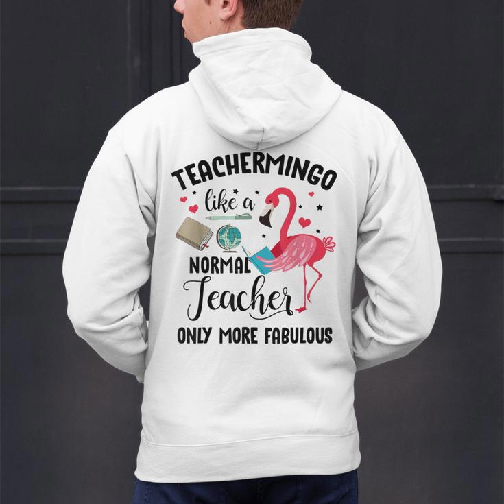 Teachermingo Like A Normal Teacher Only More Fabulous Men's Hoodie Back Print, gift for family, gift for coworker Teachermingo Like A Normal Teacher Only More Fabulous Men's Hoodie Back Print, gift for family, gift for coworker