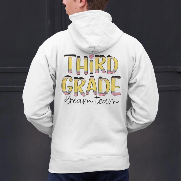 Third Grade Dream Team 3rd Grade Teacher Back To School Kids Men's Hoodie Back Print, gift for family, gift for coworker Third Grade Dream Team 3rd Grade Teacher Back To School Kids Men's Hoodie Back Print, gift for family, gift for coworker
