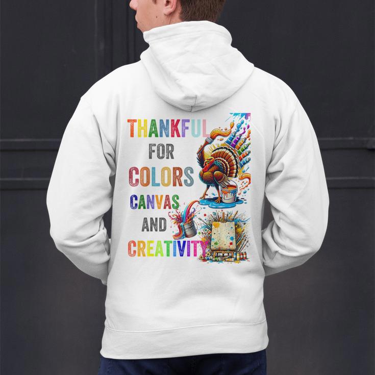 Turkey Thanksgiving Art Teacher Costume Tee For Artists Men's Hoodie Back Print, gift for family, gift for coworker Turkey Thanksgiving Art Teacher Costume Tee For Artists Men's Hoodie Back Print, gift for family, gift for coworker