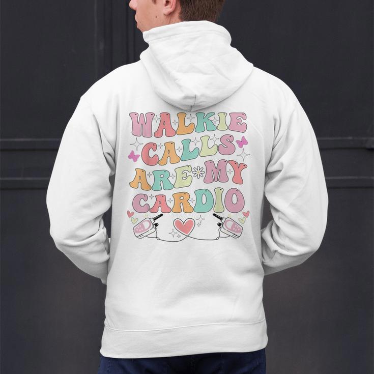 Walkie Calls Are My Cardio Special Education Teacher School Men's Hoodie Back Print, gift for family, gift for coworker Walkie Calls Are My Cardio Special Education Teacher School Men's Hoodie Back Print, gift for family, gift for coworker