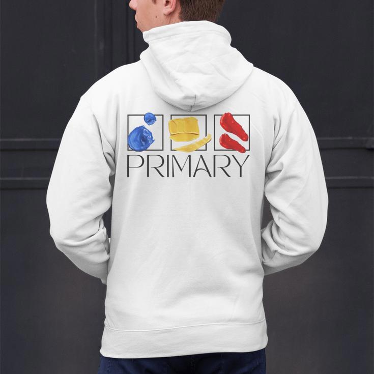 Women Art Teacher Back To School Artist Primary Color Theory Men's Hoodie Back Print, gift for family, gift for coworker Women Art Teacher Back To School Artist Primary Color Theory Men's Hoodie Back Print, gift for family, gift for coworker