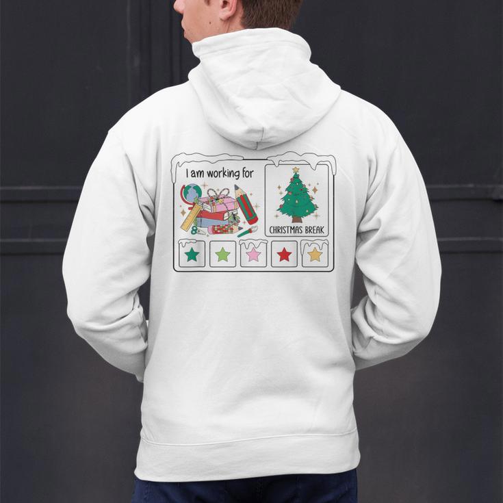 I Am Working For Christmas Break Special Education Teacher Men's Hoodie Back Print, gift for family, gift for coworker I Am Working For Christmas Break Special Education Teacher Men's Hoodie Back Print, gift for family, gift for coworker