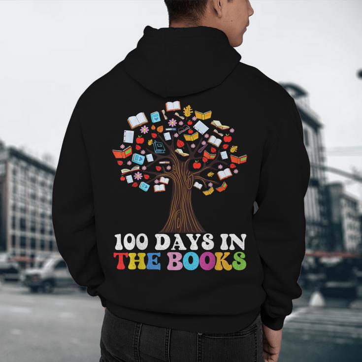 100 Days In The Books Reading Teacher 100th Day Of School Men's Hoodie Back Print, novelty gifts, funny gifts 100 Days In The Books Reading Teacher 100th Day Of School Men's Hoodie Back Print, novelty gifts, funny gifts