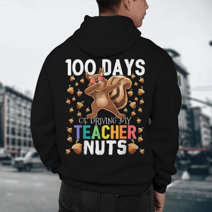 100 Days Of Driving My Teacher Nuts Dabbing Squirrel School Men's Hoodie Back Print, novelty gifts, funny gifts 100 Days Of Driving My Teacher Nuts Dabbing Squirrel School Men's Hoodie Back Print, novelty gifts, funny gifts