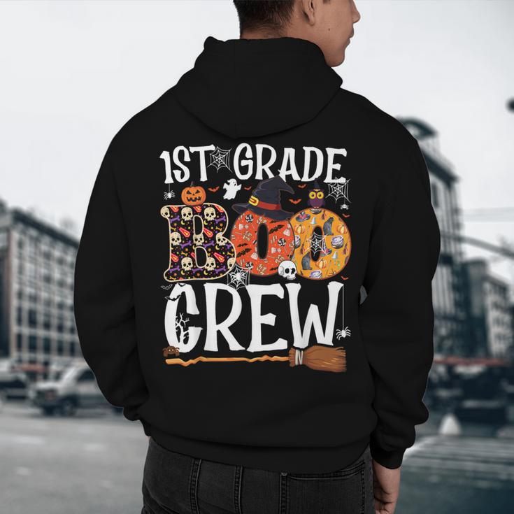 1st Grade Boo Crew Cute Ghost Halloween Teacher Kids Men's Hoodie Back Print, novelty gifts, funny gifts 1st Grade Boo Crew Cute Ghost Halloween Teacher Kids Men's Hoodie Back Print, novelty gifts, funny gifts
