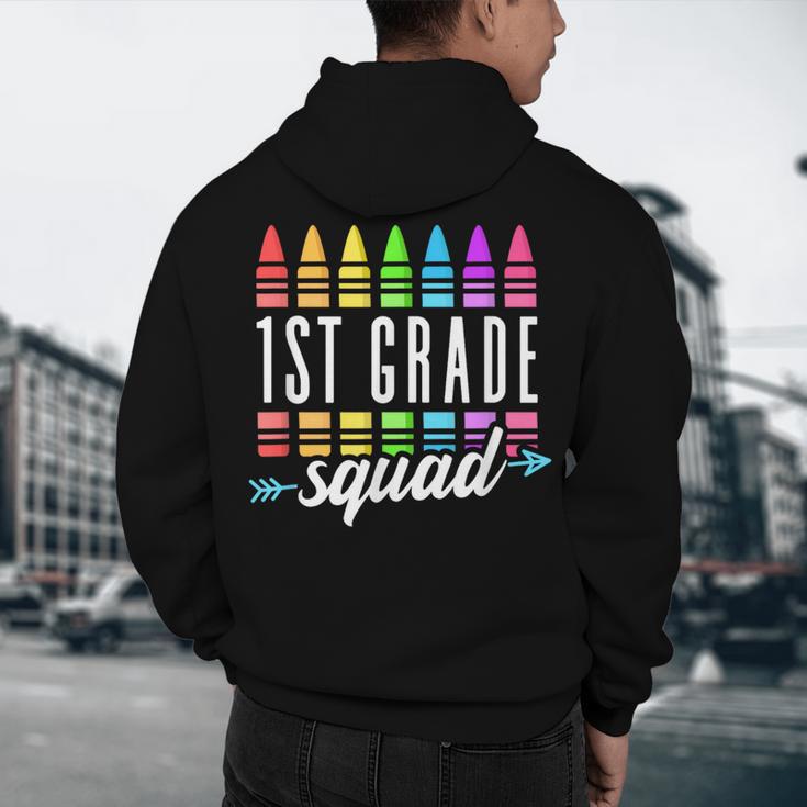1st Grade Squad Back To School First Grade Teacher Boy Girl Men's Hoodie Back Print, novelty gifts, funny gifts 1st Grade Squad Back To School First Grade Teacher Boy Girl Men's Hoodie Back Print, novelty gifts, funny gifts